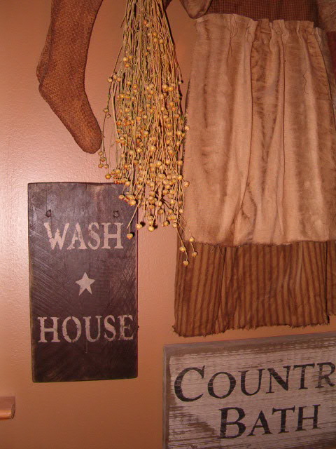 vertical Wash House  sign