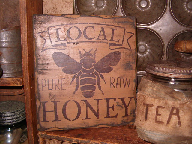 Local Honey sign