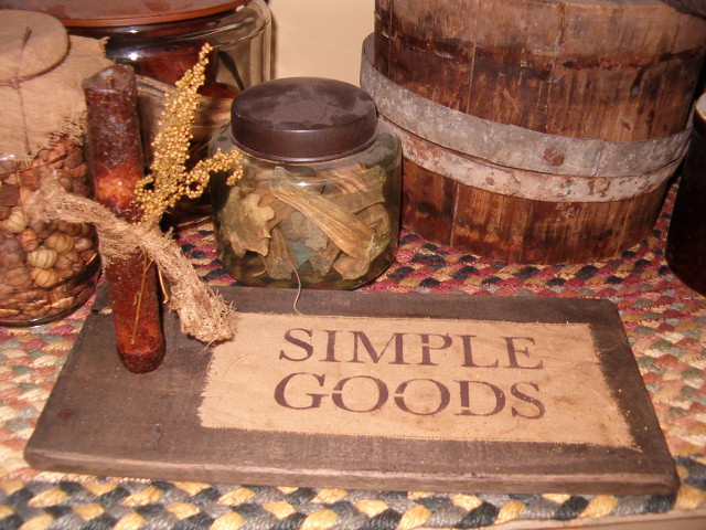 Simple Goods candle board