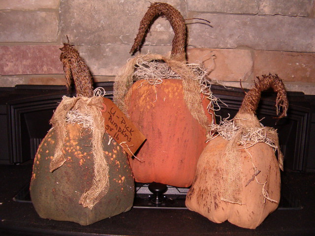 grungy footed pumpkins