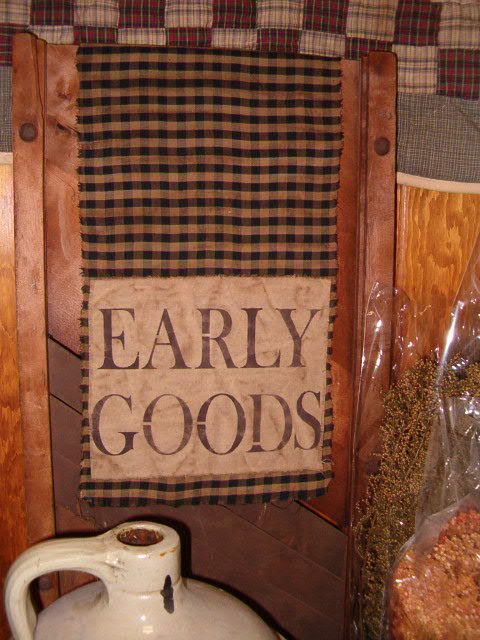 small early goods table runner