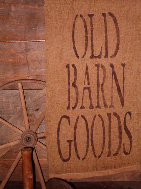 old barn goods towel or pillow