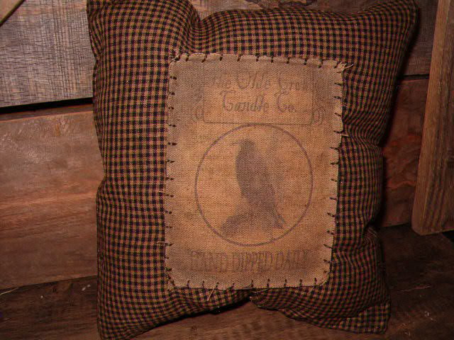 The Olde Crow Candle Co pillow