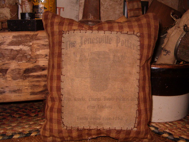 The Jonesville Potters pillow