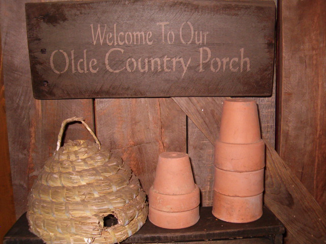 welcome to our country porch sign