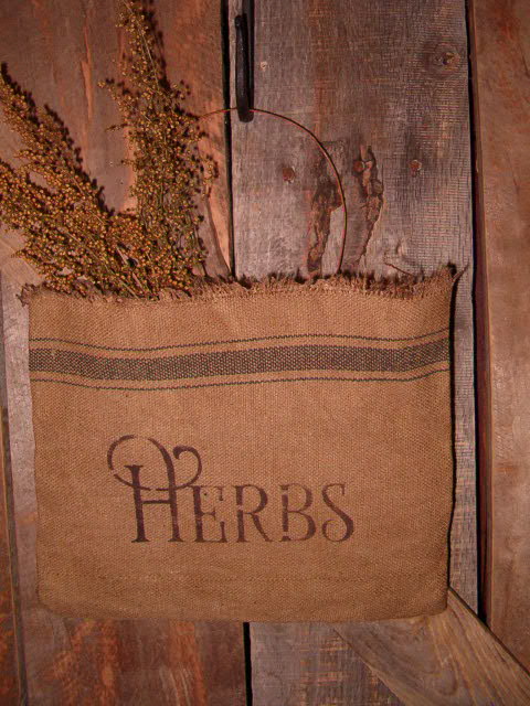 Herbs feed sack