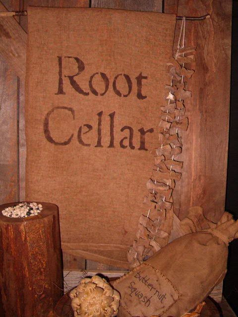 root cellar towel or pillow