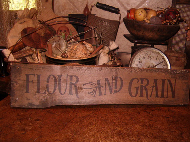 Flour and Grain sign