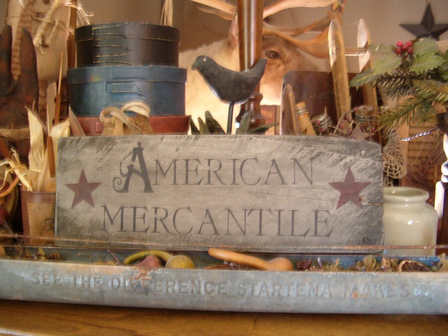 American Mercantile sign