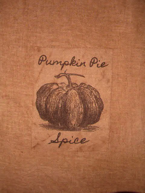 pumpkin pie spice towel