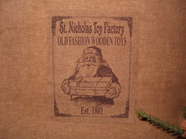 St Nicks Toy Factory patch towel or pillow