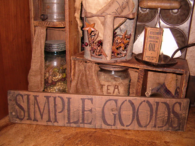 Simple Goods sign