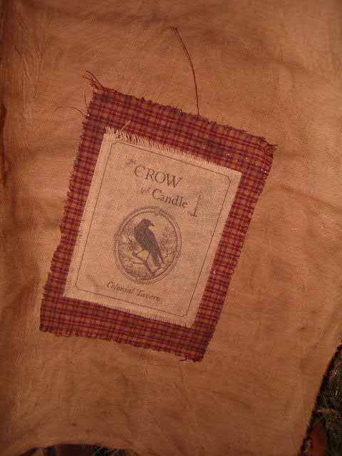 crow and candle colonial tavern towel
