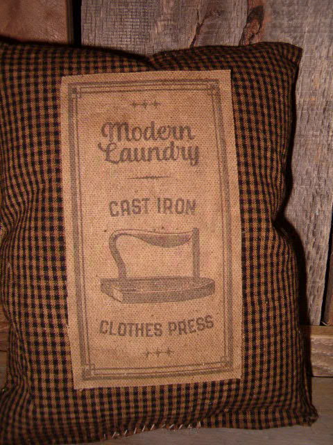 cast iron clothes press pillow tuck