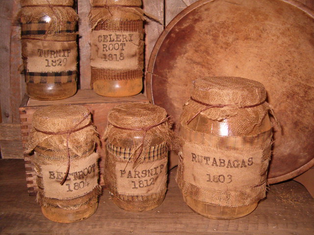 Grungy root jars