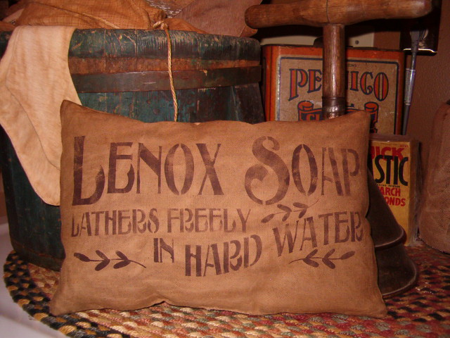 Lenox soap pillow