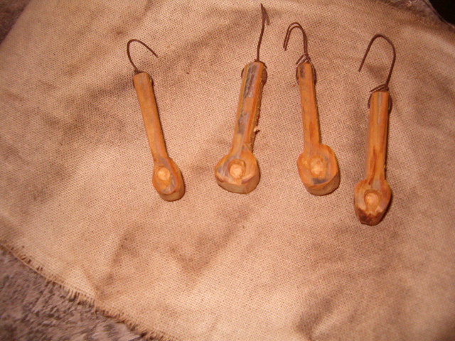 wooden spoon ornies