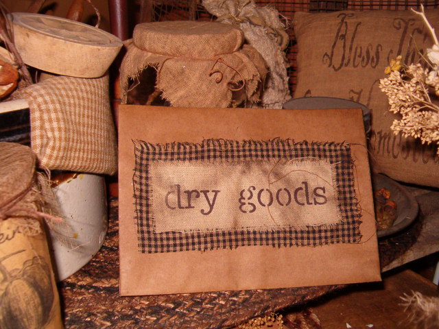 dry goods envelopes