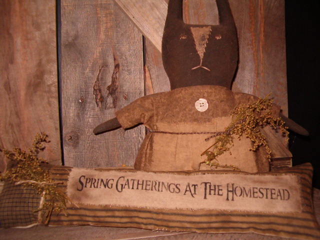 Spring Gatherings at the homestead pillow tuck