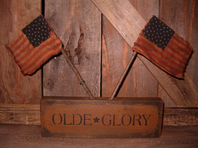 Olde Glory shelf sitter