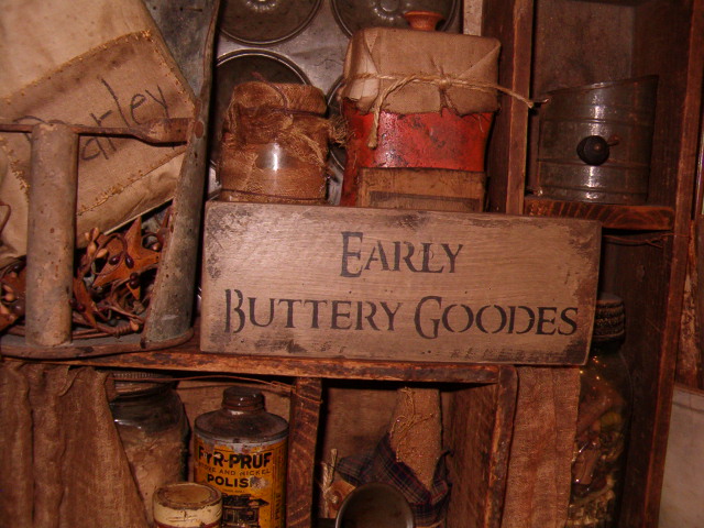 Early buttery goods shelf sitter