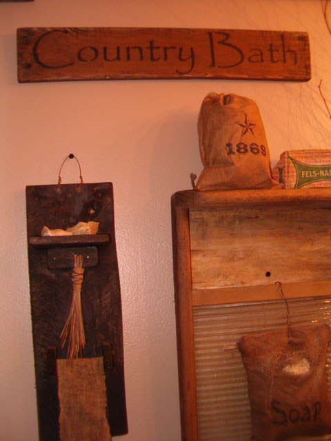 Country Bath sign