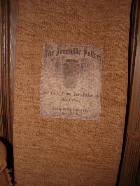 Jonesville Pottery patch towels