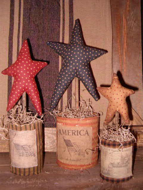 Americana star cans