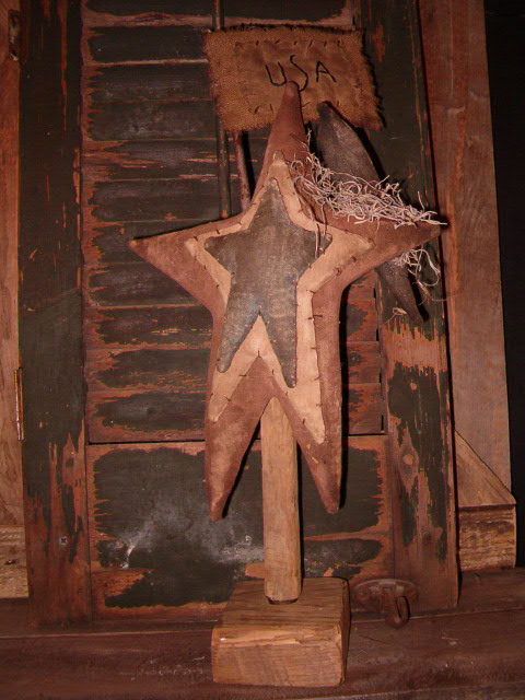 Americana triple star hanger or sitter