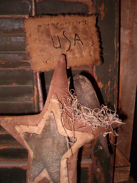 Americana triple star hanger or sitter