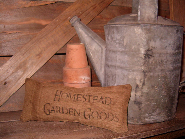 Homestead garden goods heirloom pillow tuck
