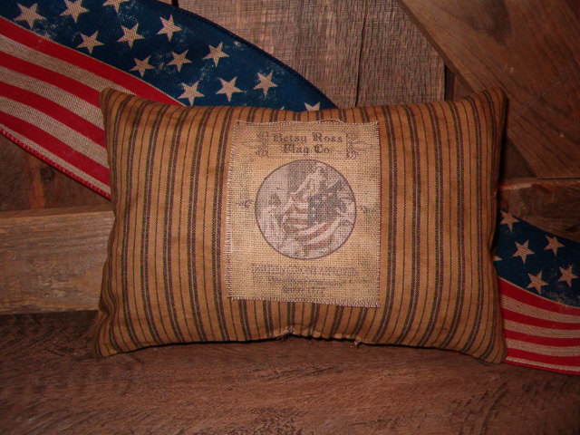 Betsy Ross Flag Co mattress ticking pillow tuck