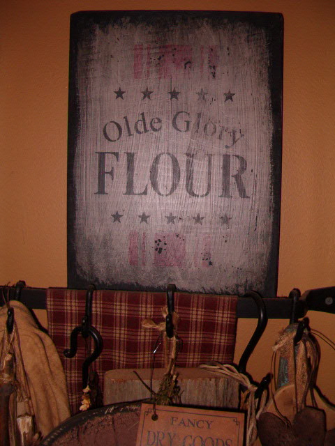 Olde Glory Flour sign