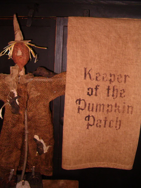 Keeper of the pumpkin patch towel