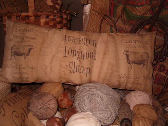 Leicester Longwool bolster pillow
