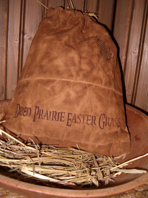 Dried Prairie Easter Grass ditty bag