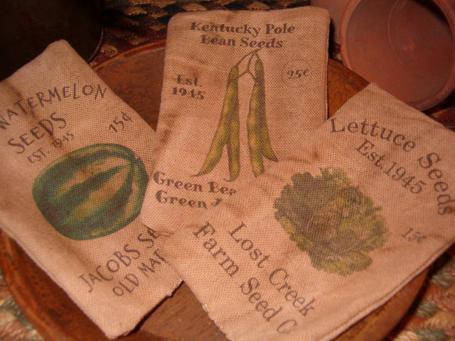 Vegetable seed print items