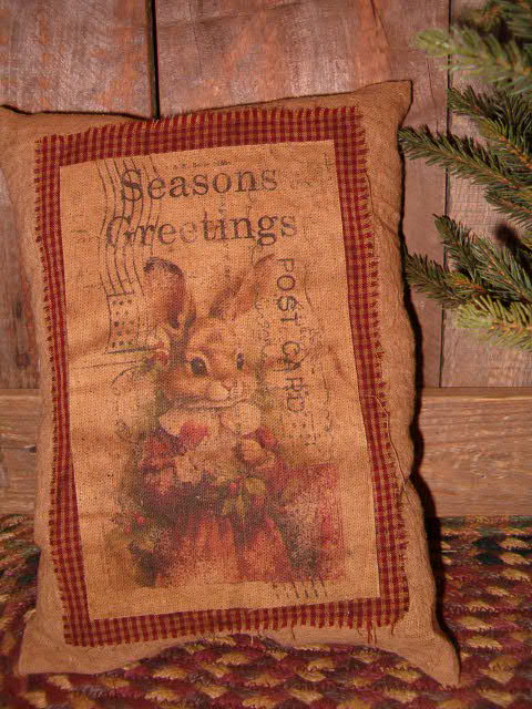 Seasons Greeting bunny print items