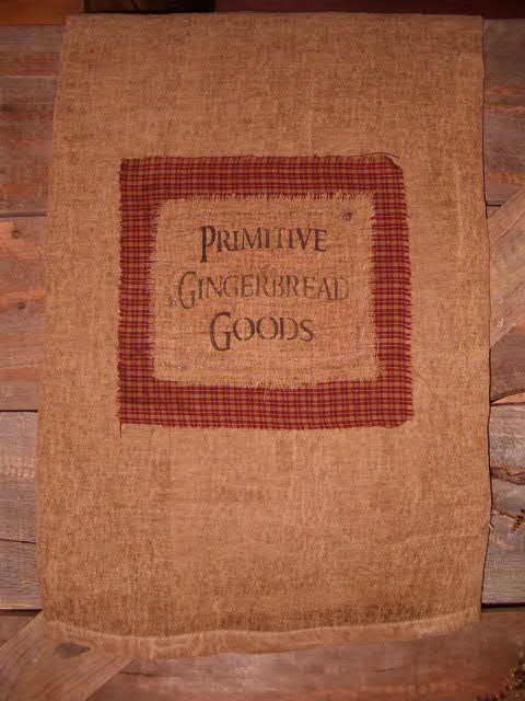 Primitive Gingerbread towel
