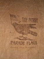 True Patriot Parade Flags flour sack items