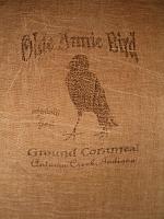 Olde Annie Ground Cornmeal flour sack items