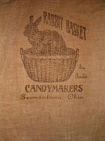 Rabbit Basket Candy Makers flour sack items