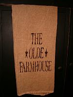 The Olde Farmhouse towel with stars