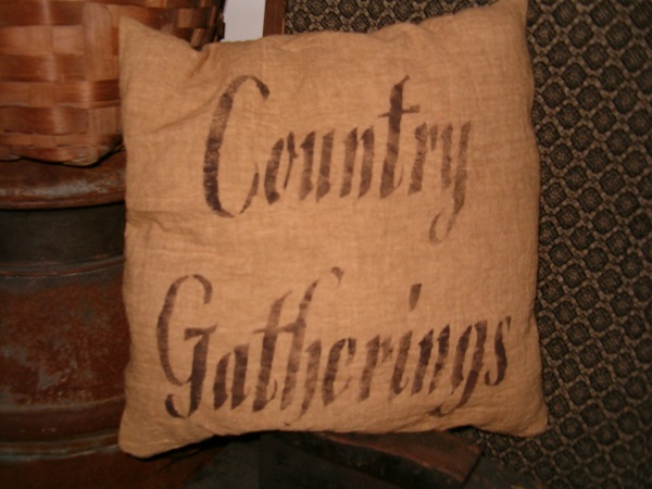 country gatherings pillow