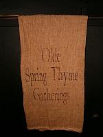 olde Spring thyme gatherings towel