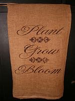 plant grow bloom towel