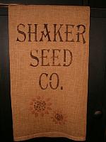 Shaker Seed Co flower towel