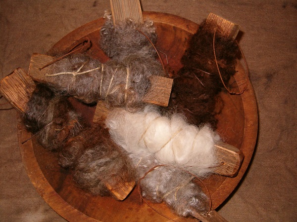 small wool sticks