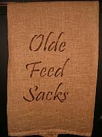 olde feed sacks towel