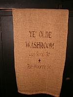 ye olde washroom towel